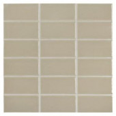 Daltile Prologue Delicate Gray 12 in. x 12 in. x 6 mm Glazed Ceramic Mosaic Tile-PR9324HD1P2 205955525