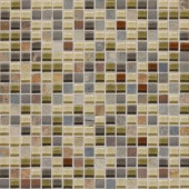 Daltile Slate Radiance Cactus 12 in. x 12 in. x 8 mm Glass and Stone Mosaic Blend Wall Tile-SA575858MS1P 203719632