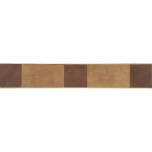 Daltile Veranda Multicolor 3-1/4 in. x 20 in. Deco E Porcelain Border Floor and Wall Tile-P514320DECOE1P 202653522