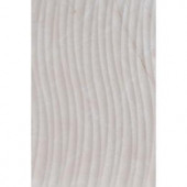ELIANE Delray Beige Wave Decor 8 in. x 12 in. Ceramic Wall Tile (16.15 sq. ft. / case)-8027587 206192168
