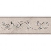 ELIANE Sonoma L-150 Gray 3 in. x 8 in. Ceramic Listello Wall Tile-8031085 206866511