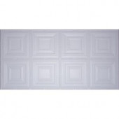 Global Specialty Products Dimensions Faux 2 ft. x 4 ft. Tin Style Ceiling and Wall Tiles in White-320 204592048