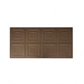 Global Specialty Products Dimensions Faux 2 ft. x 4 ft. Tin Style Ceiling and Wall Tiles in Bronze-320-03 204592065