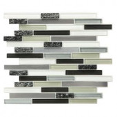 Instant Mosaic 12 in. x 13 in. x 7 mm Peel and Stick Glass/Stone/Metal Mosaic Wall Tile-EKB-06-102 205583528