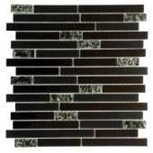 Instant Mosaic Upscale Designs Mesh-Mounted Glass Wall Tile - 3 in. x 6 in. Tile Sample-SAMPLE-02-054 206748907