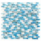 Jeffrey Court La Jolla 12.25 in. x 12 in. x 8 mm Glass and Shell Mosaic Wall Tile-99748 204659519