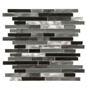 Jeffrey Court Modern Day 12-1/4 in. x 13 in. x 9 mm Metal/Glass Pencil Mosaic Tile-99774 205594413