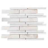 Jeffrey Court Stone Deck Fog 10-7/8 in. x 11-7/8 in. x 10 mm Stone Mosaic Tile-99251 207084015