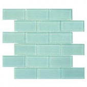 Jeffrey Court Tiffany May 11-3/4 in. x 11-3/4 in. x 8 mm Glass Mosaic Tile-99320 205936075