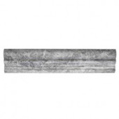 Jeffrey Court Tundra Grey Crown 2.625 in. x 12 in. Marble Tile-99646 203774459