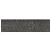 MARAZZI Eclectic Vintage Charcoal Concrete 3 in. x 12 in. Porcelain Bullnose Floor and Wall Tile-EV95P43C9CC1P1 207070147