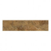 MARAZZI Imperial Slate 3 in. x 12 in. Tan Ceramic Bullnose Floor and Wall Tile-UH6B 202072406
