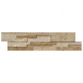 MS International Casa Blend 3D Multi Finish Ledger Panel 6 in. x 24 in. Natural Quartzite Wall Tile (10 cases / 80 sq. ft. / pallet)-TCASBLE624-3DHS 206060411