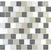MS International Glacier Peak 12 in. x 12 in. x 8 mm Glass and Stone Mesh-Mounted Mosaic Tile-SMOT-SGLS-GP8MM 202919860