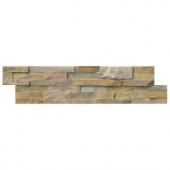 MS International Nevada Gold Ledger Panel 6 in. x 24 in. Natural Quartzite Wall Tile (10 cases / 60 sq. ft. / pallet)-LPNLQNEVGLD624 206060405