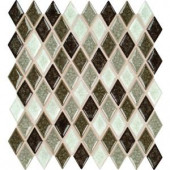 MS International Saddle Canyon Rhomboid 12 in. x 12 in. x 8 mm Glass Stone Mesh-Mounted Mosaic Wall Tile (10 sq. ft. / case)-GLSGG-SC8MM 205849735