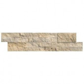MS International Tuscany Ivory Ledger Panel 6 in. x 24 in. Natural Quartzite Wall Tile (10 cases / 60 sq. ft. / pallet)-LPNLTIVO624 206060412