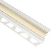 Schluter Dilex-PHK Sand Pebble 1/2 in. x 8 ft. 2-1/2 in. PVC Cove-Shaped Tile Edging Trim-PHK1S125SP 202608592
