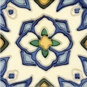 Solistone Hand-Painted Jirasol Deco 6 in. x 6 in. Ceramic Wall Tile (2.5 sq. ft. / case)-CJirasol66 202018615