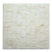 Solistone Post Modern Cassat 12 in. x 12 in. x 6.35 mm Marble Mesh-Mounted Mosaic Wall Tile (10 sq. ft. / case)-4022fs 205012980