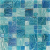 Splashback Tile Aqua Blue Sky French Pattern Glass Floor and Wall Tile - 3 in. x 6 in. Tile Sample-S1C6HDAQBLUSKYFR 206656074