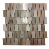 Splashback Tile Artifact Athens Gray 12 in. x 12 in. x 8 mm Marble Mosaic Tile-ARTIFACT ATHENS GRAY 206154526