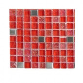 Splashback Tile Bloody Mary Squares Glass - 6 in. x 6 in. Tile Sample-R5C4 GLASS TILE 203288439