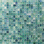 Splashback Tile Breeze Caribbean Ocean 12-3/4 in. x 12-3/4 in. x 6 mm Glass Mosaic Tile-BREEZECARIBBEANOCEAN 206496863