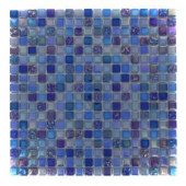 Splashback Tile Capriccio Battipaglia 12 in. x 12 in. x 8 mm Glass Mosaic Floor and Wall Tile-CAPRICCIO BATTIPAGLIA GLASS TILE 204279044