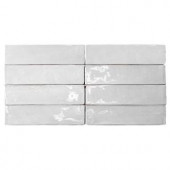 Splashback Tile Catalina White Ceramic Mosaic and Wall Tile - 3 in. x 6 in. Tile Sample-SMP-MASIA3X6BLANCO 206496999