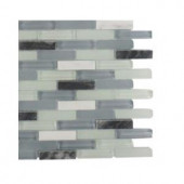 Splashback Tile Cleveland Bendemeer Mini Brick 3 in. x 6 in. x 8 mm Mixed Materials Mosaic Floor and Wall Tile Sample-L1A8 MOSAIC TILE 204278996