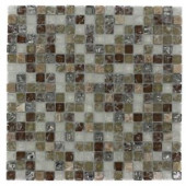 Splashback Tile Helter Skelter 12 in. x 12 in. x 8 mm Mixed Materials Mosaic Floor and Wall Tile-HELTER SKELTER 204279088
