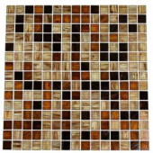 Splashback Tile Lima Bean 13 in. x 13 in. x 4 mm Stained Glass Mosaic Floor and Wall Tile-LIMA BEAN 203061317