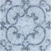 Splashback Tile Marquess Carrera Polished Marble Floor and Wall Tile - 3 in. x 6 in. Tile Sample-L5B6HD-MQSCARA 206641669