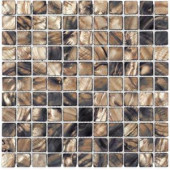 Splashback Tile Mother of Pearl Gray Wood 12 in. x 12 in. x 2 mm Glass Mosaic Tile-MOTHER OF PEARL GRAY WOOD 206154522