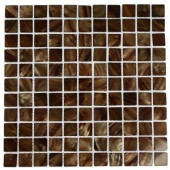 Splashback Tile Mother of Pearl Tiger Eye 12 in. x 12 in. x 2 mm Pearl Glass Mosaic Tile-MOTHER OF PEARL TIGER EYE 203061505