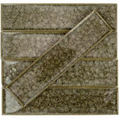 Splashback Tile Roman Selection Iced Gold 2 in. x 8 in. x 9 mm Glass Mosaic Tile-RMNICDGLD2X8 206203039