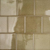 Splashback Tile Roman Selection Iced Gold 4 in. x 4 in. x 8 mm Glass Mosaic Tile-RMNICDGLD4X4 206203025
