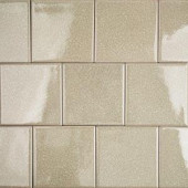 Splashback Tile Roman Selection Raw Ginger Glass Mosaic Tile - 4 in. x 4 in. Tile Sample-M1B9 206203042