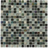 Splashback Tile Seattle Skyline Blend Squares 12 in. x 12 in. x 8 mm Marble and Glass Mosaic Floor and Wall Tile-SEATTLE SKYLINE BLEND SQUARES SQUARES 203061514