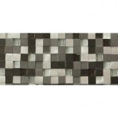 Splashback Tile Urban Skyscraper Metal Mosaic Tile - 3 in. x 6 in. Tile Sample-L2B11 206203062