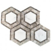 Splashback Tile Zeta Asian Statuary 10-3/4 in. x 12-1/4 in. x 10 mm Polished Marble Mosaic Tile-ZTAASNST 206785994