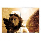 Tile My Style Angel1 36 in. x 24 in. Tumbled Marble Tiles (6 sq. ft. /case)-TMS0014M3 203457935