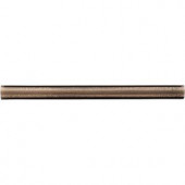 Weybridge 1/2 in. x 6 in. Cast Metal Pencil Liner Classic Bronze Tile (18 pieces / case)-TILE468002001HD 203381205