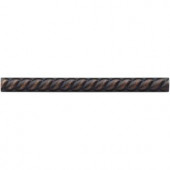 Weybridge 1/2 in. x 6 in. Cast Metal Rope Liner Dark Oil Rubbed Bronze Tile (18 pieces / case)-TILE469070003HD 203381210