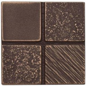 Weybridge 2 in. x 2 in. Cast Metal Mosaic Dot Classic Bronze Tile (10 pieces / case)-TILE472002001HD 203381217
